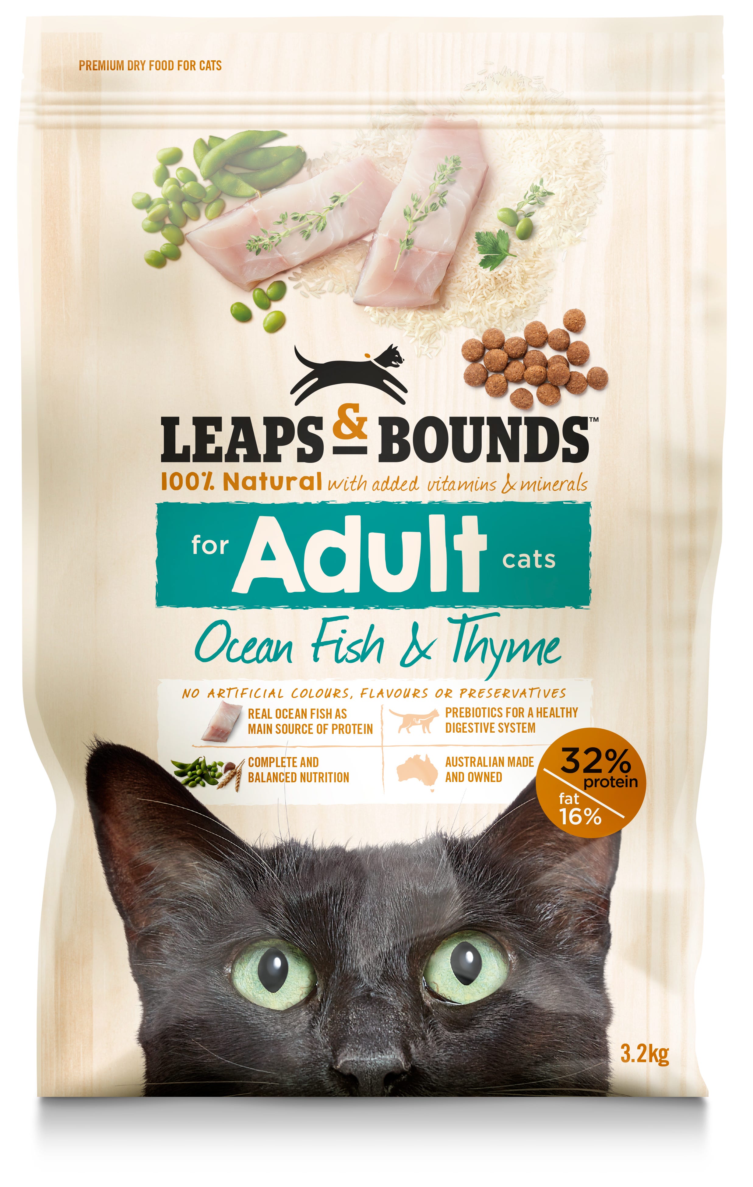 Leaps Bounds Chicken And Ocean Fish Mature Cat Food 1.5kg