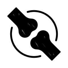 Joint Icon : Supports hip  & joint health